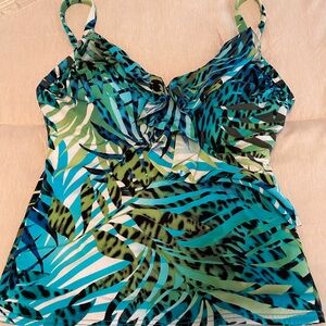 Tropical Print Women's Top